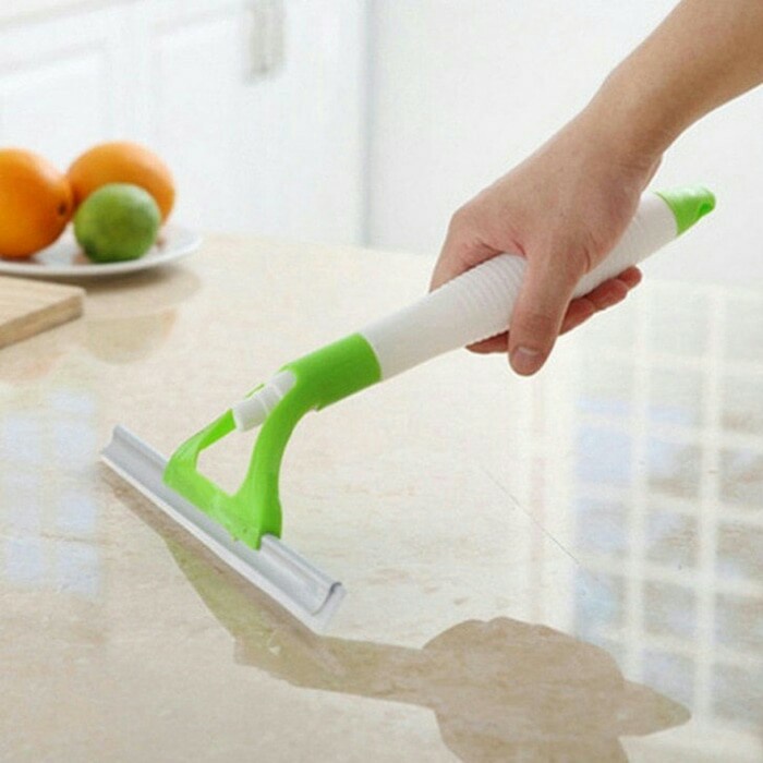 Serbagrosirmurah Wiper 2 in 1 Pembersih Kaca Serbaguna Plus Semprotan Spray Tabung Sabun Lap Karet