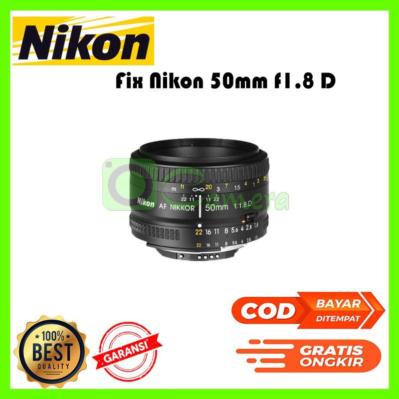 Lensa Fix Nikon 50mm F 1.8 D