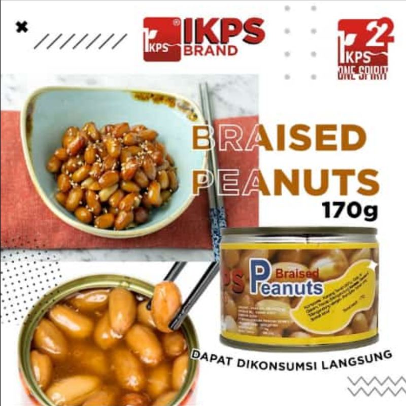 

Braised Peanuts - Kacang Tanah Kukus Kaleng IKPS