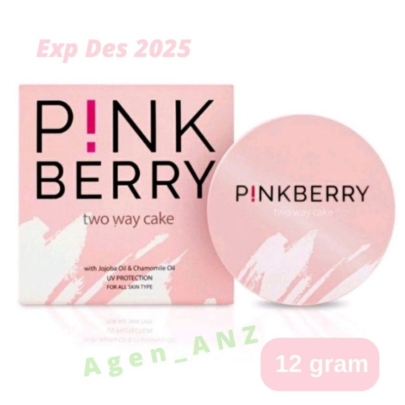 Pink berry two way cake 12g pink berry loose powder 12g pinkberry