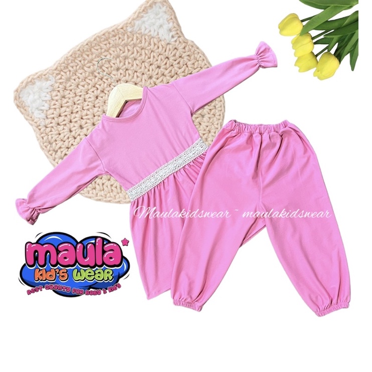 setelan anak perempuan newborn 0-3 tahun / setelan JASMINE / setelan bayi perempuan / baju anak perempuan / baju bayi perempuan