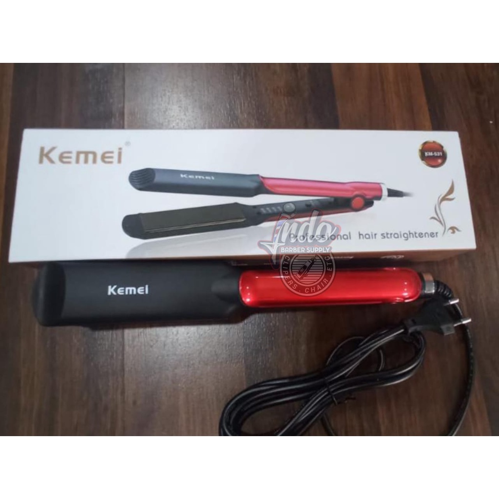 Catokan KEMEI 531 Catok rambut Lurus temperatur suhu ionic KM 531