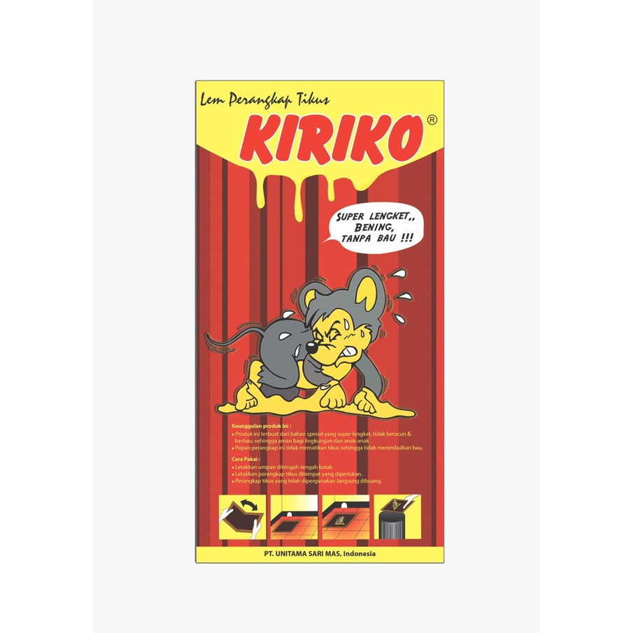 Kiriko Lem Perangkap  Tikus 1pc