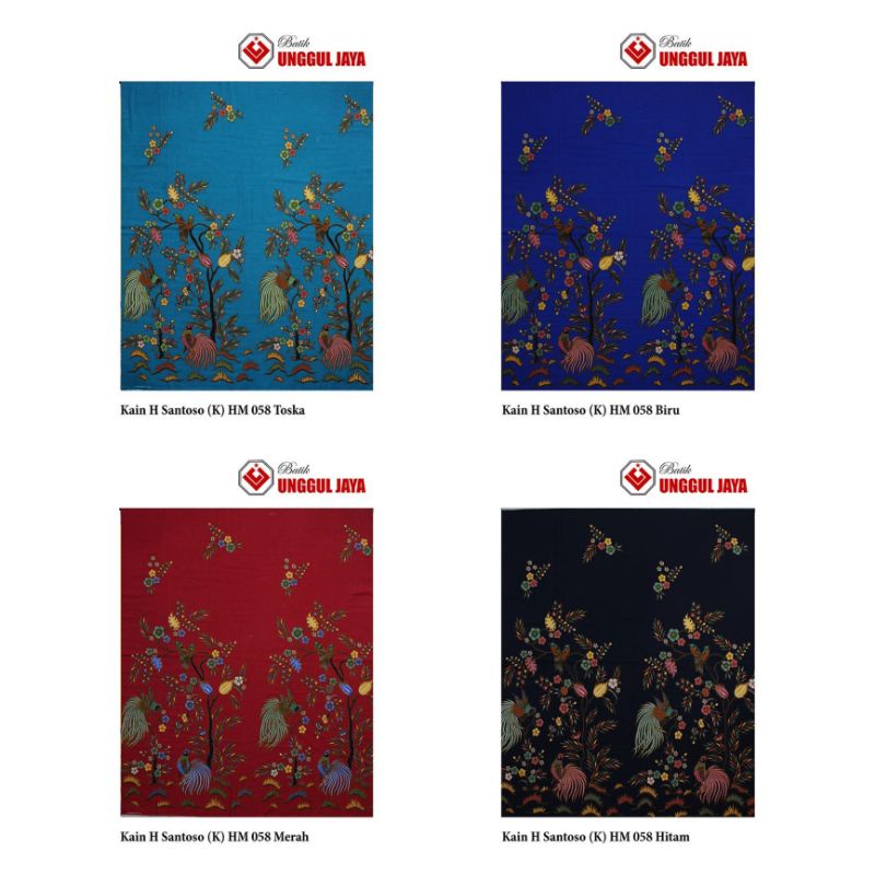 KAIN BATIK  UNGGUL JAYA HITAM MANIS 058//UNGGUL JAYA PRIMISIMA