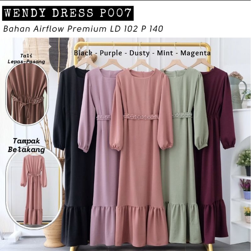 WENDY DRESS / DRESS KONDANGAN / DRESS PESTA / SERAGAMAN / BRIDESMAID