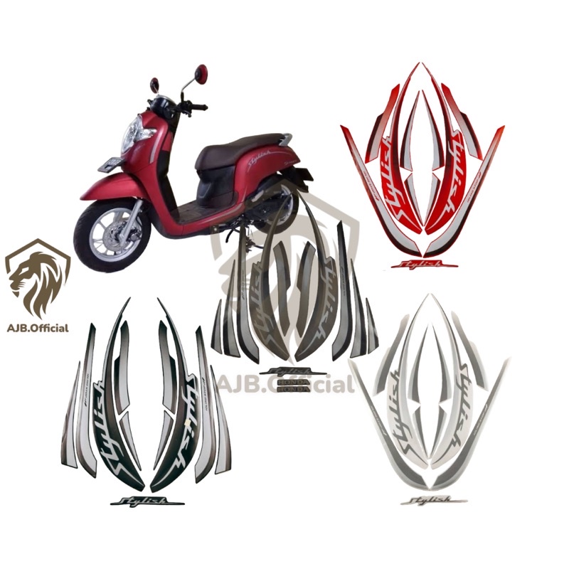 STRIPING HONDA SCOOPY STYLISH 2019/2020