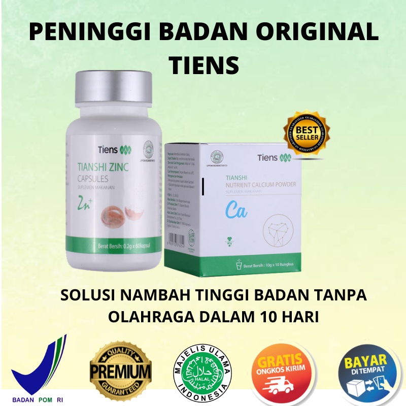Peninggi badan tiens zinc tiens suplemen peninggi badan anak nhcp tiens