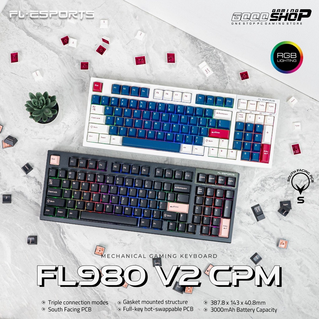 FL Esports FL980 V2 CPM Hotswap - Mechanical Gaming Keyboard