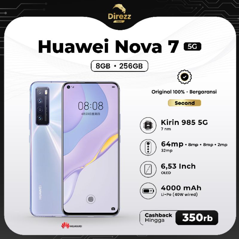 Huawei Nova 7 Ram 8/256Gb second