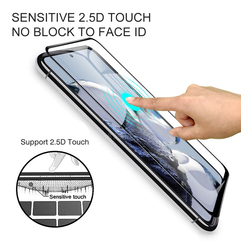 Pelindung Layar Tempered Glass HD Transparan Anti Sidik Jari / Gores / Pecah Untuk Xiaomi 12T / 12T Pro