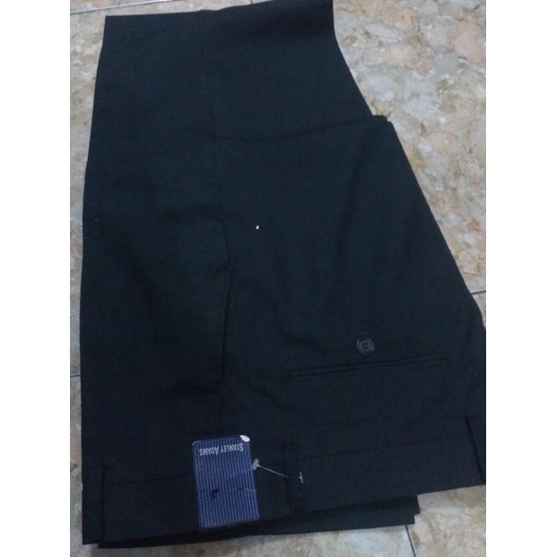 celana bahan stanley adam - Cokelat, 27