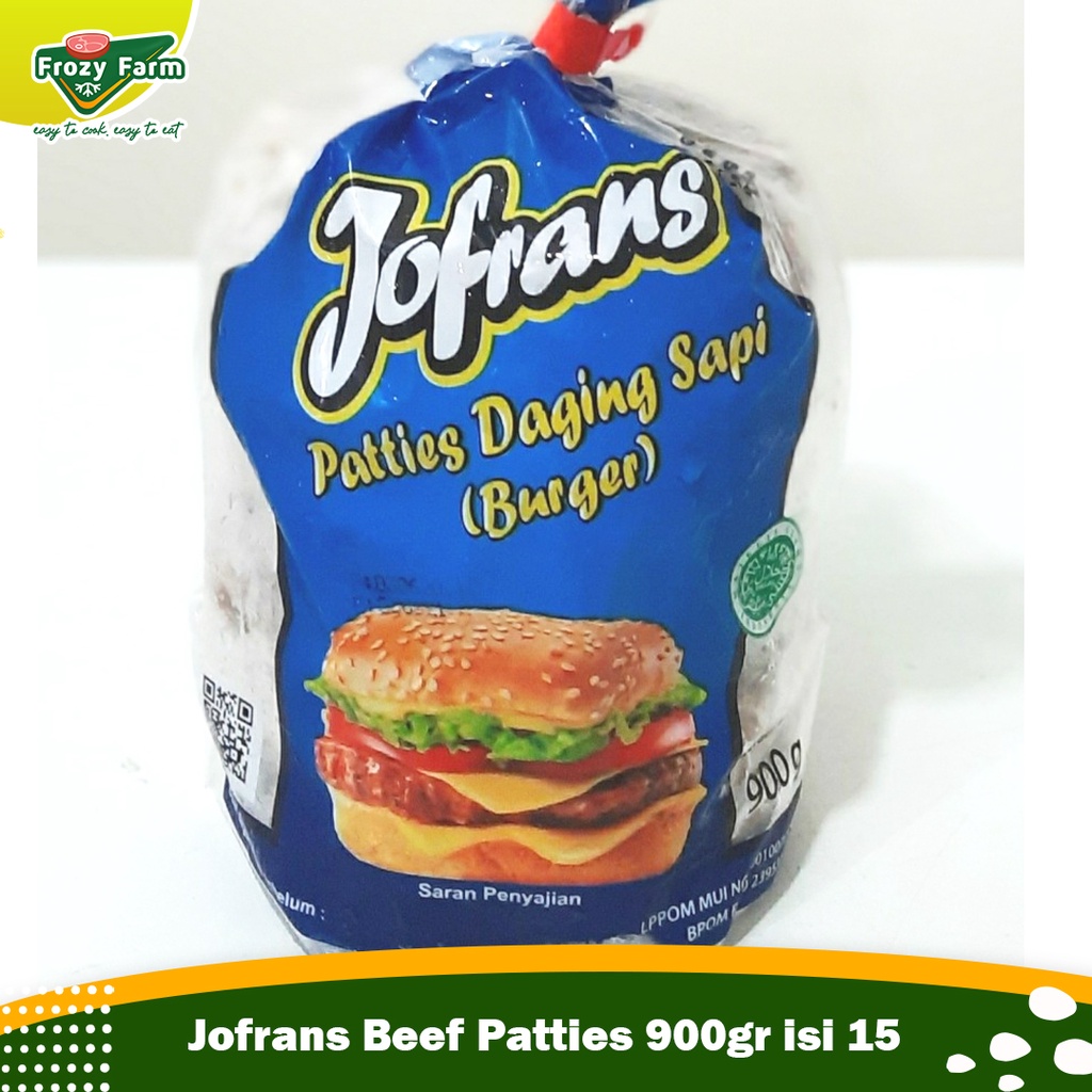 

Jofrans Patties Sapi 900 Gram Isi 15