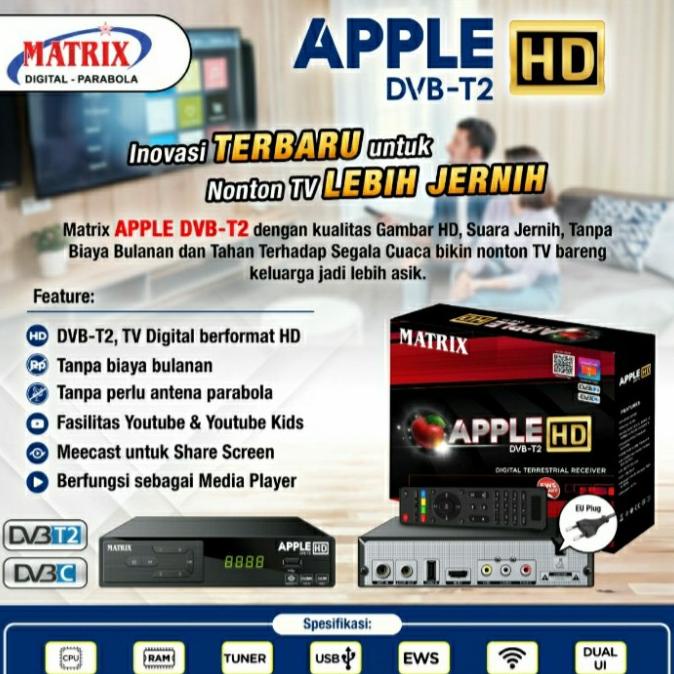 set top box tv digital dvb T2 Matrix Apple new bisa youtube stb matrix