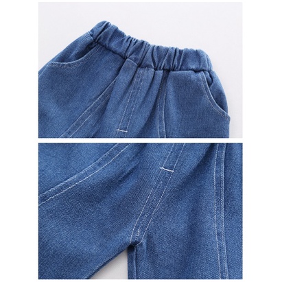 Baju Setelan Anak Cowok Lengan Panjang Impor PREMIUM QUALITY- MATA SILANG KEMEJA + JEANS