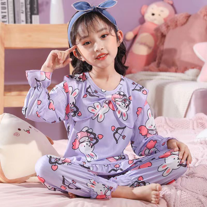 BAJU TIDUR ANAK SETELAN PIYAMA BAYI SET LENGAN PANJANG CELANA PANJANG C7A,B