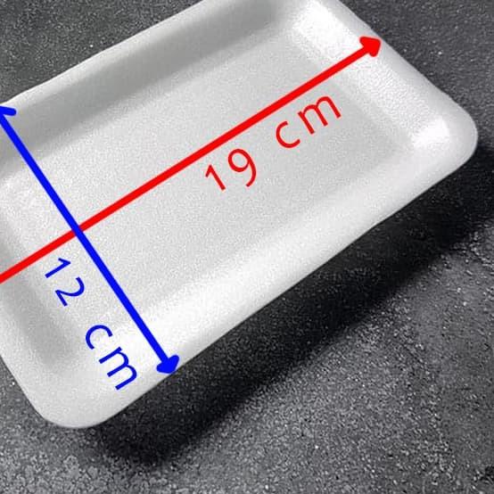 

Tray Gabus TR03 250 pc Styrofoam Sterofoam Stirofoam DAGING BUAH SAYUR