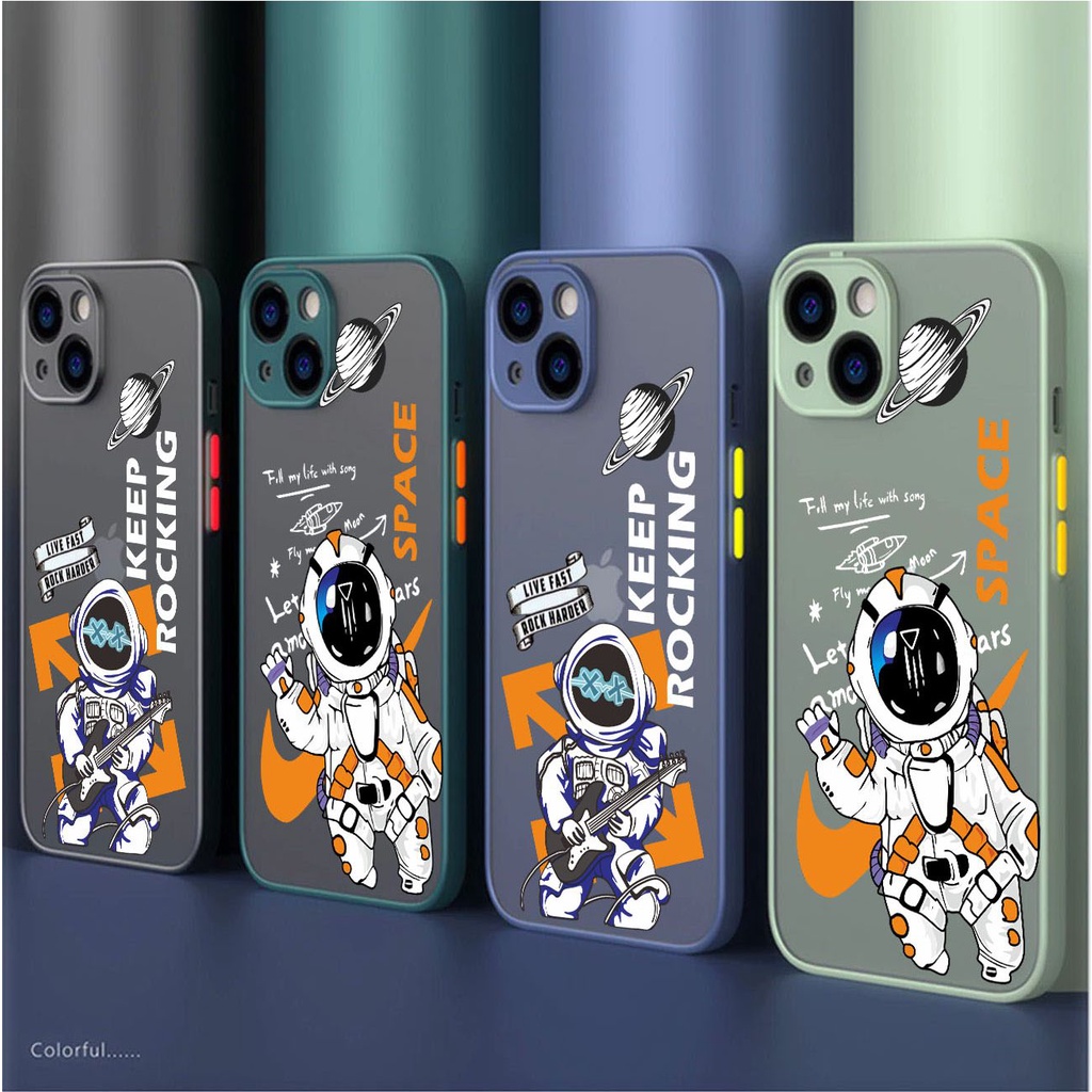 Soft Case Oppo A52 A92 A39 A83 A57 A53 A54 A55 A71 A74 A76 4G 5G Astronout Softcase Silikon V35