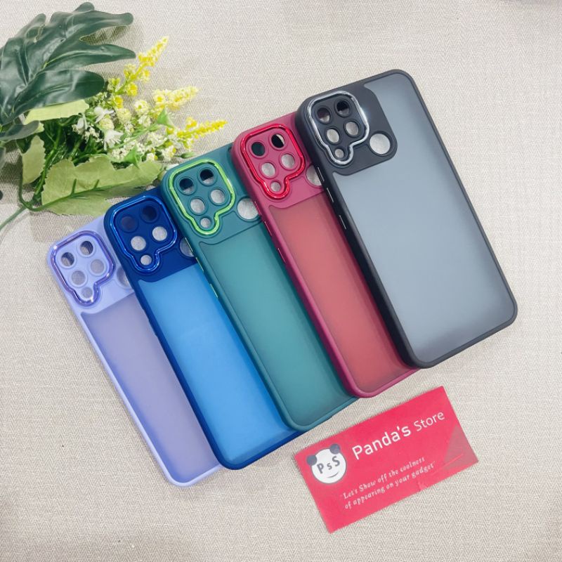 Case Realme C25 | C25s | Narzo 50a Metal Chrome Softcase Dove Premium Luxury PSS