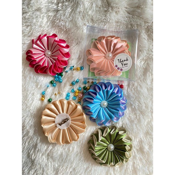 

Bunga pita satin meteor |souvenir wedding
