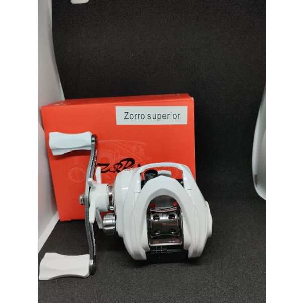 NEW REEL BC DRAG CLICKER ZORRO SUPERIOR 19+1 BB (HANDLE KIRI)