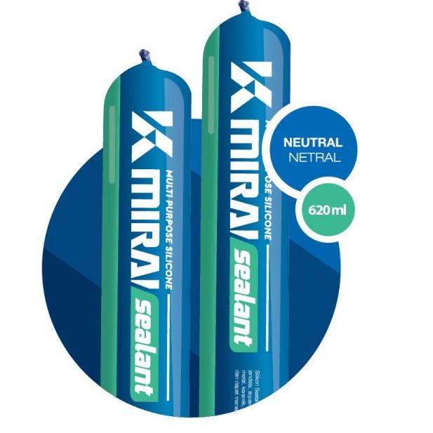 

Mirai Sealant Premium Netral Silicone Serbaguna 600ml Sosis - White,SOSIS