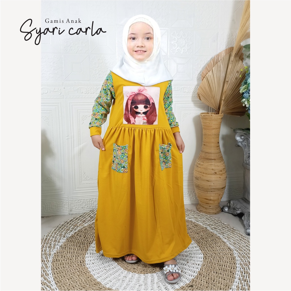 Gamis Anak Viral Syari Carla CKids