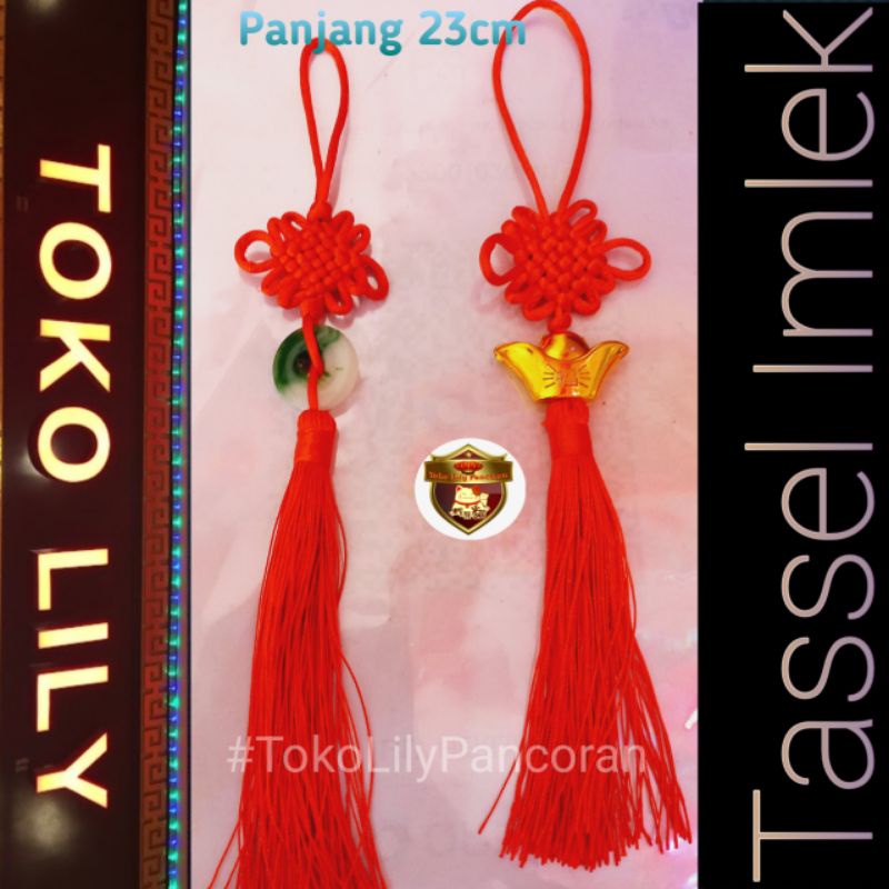 Tussel imlek / Tassel Hampers Imlek / Souvenir Sincia / Gantungan Imlek Mini