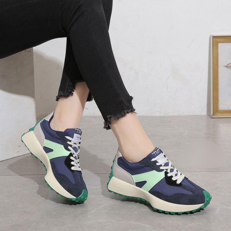 RYX - Denim LMN Sepatu Sneakers Tali Wanita Fashion Casual / Olahraga - Import Ori