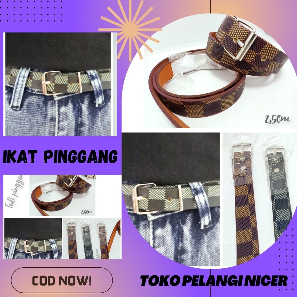 Ikat Pinggang Dress Wanita Women Belt - Ikat Pinggang GesPer motif Mewah Tokopelanginicer Gesper Ikat Pinggang Dress