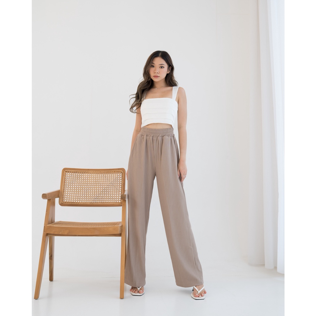 [ Marveile ] Carla Knit Pants / Kulot Knit Wanita