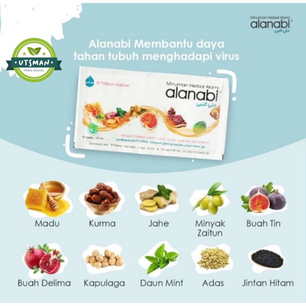 ALANABI HERBAL MENGATASI MASUK ANGIN MUAL MUNTAH – MEREDAKAN DEMAM FLU BATUK – MENGATASI SUSAH TIDUR – MENJAGA DAYA TAHAN TUBUH