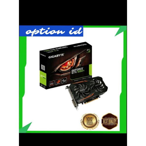 VGA GIGABYTE WINDFORCE GeForce GTX 1050 Ti OC | GTX1050 Ti 4GB GDDR5