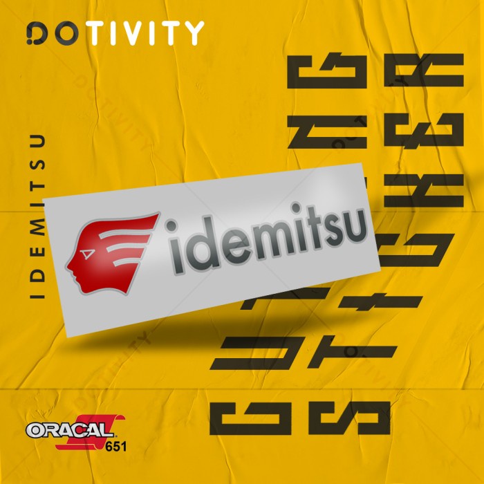 

Cutting Sticker IDEMITSU V2 2 Colors