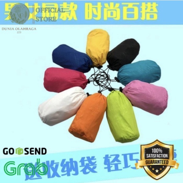 Promo Jaket Parasut Windbreaker Olahraga Running Lari Pria Wanita Out DUNOL Limited