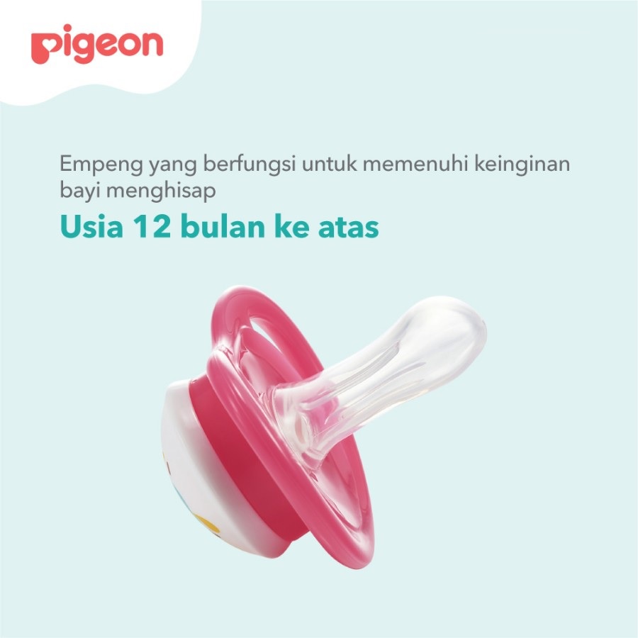 Pigeon Mini Light Pacifier L 12+ Month Empeng Silicone Step 3 Usia 12+ Bulan