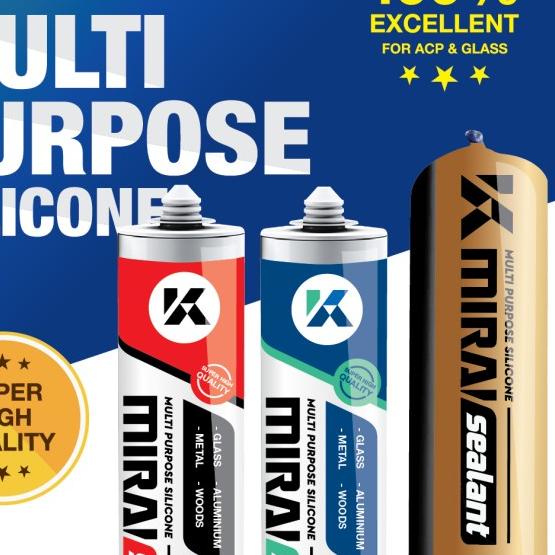 

Mirai Sealant Premium Netral Silicone Serbaguna 600ml Sosis - White,SOSIS