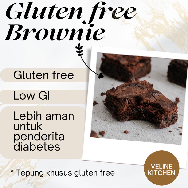 

Gluten free brownies / diabetes brownies 30x10cm