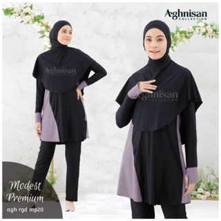 Baju Renang Muslimah Wanita Muslim Dewasa Aghnisan Seri Modest Premium AGH RGD  MPxx