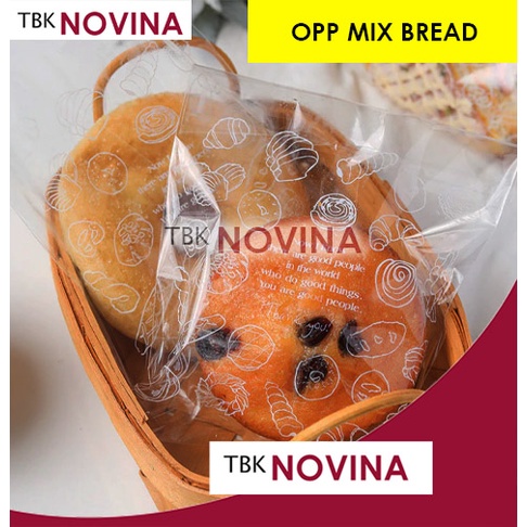 PLASTIK OPP ROTI MOTIF / PLASTIK ROTI / PLASTIK BISKUIT DENGAN LEM / PLASTIK OPP SEAL