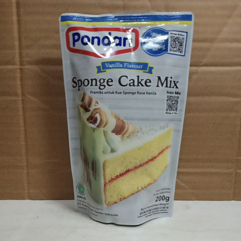 

Pondan Sponge Cake Mix Vanilla 200 gr