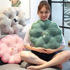 Bantal duduk sofa kursi bantal lesehan alas tempat duduk empuk nyaman tebal Premium tidur sofabed ruang tamu ruangan bentuk dino green pink rabbit hamster cat kucing lucu imut korea beruang pinguin roti bread cafe santai lantai kursi