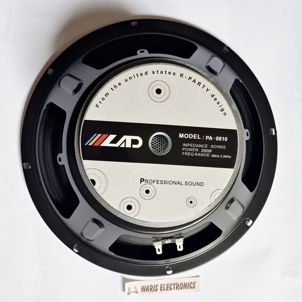 Speaker Middle Mid 10 inch LAD PA-0810