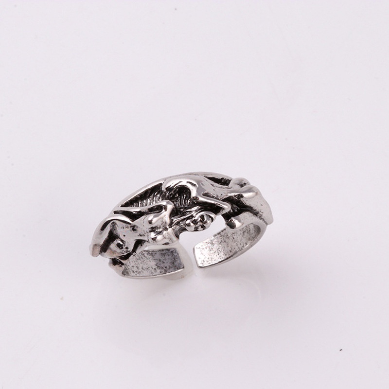 Cincin Bentuk mermaid Bahan alloy Gaya Eropa Dan Amerika Untuk Wanita