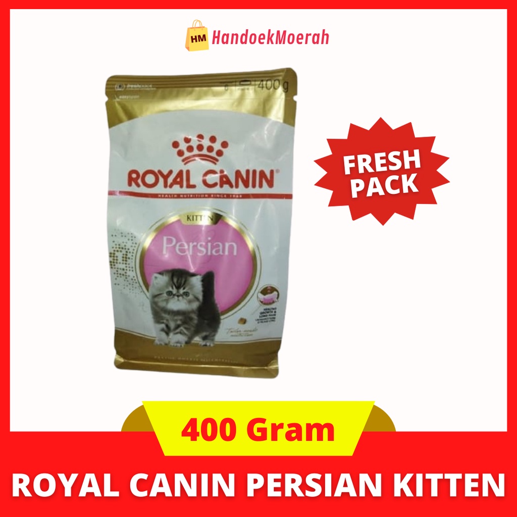 (Freshpack) Makanan Anak Kucing Kering ROYAL CANIN Kitten Persian 400 Gram / Dry Cat Food Murah