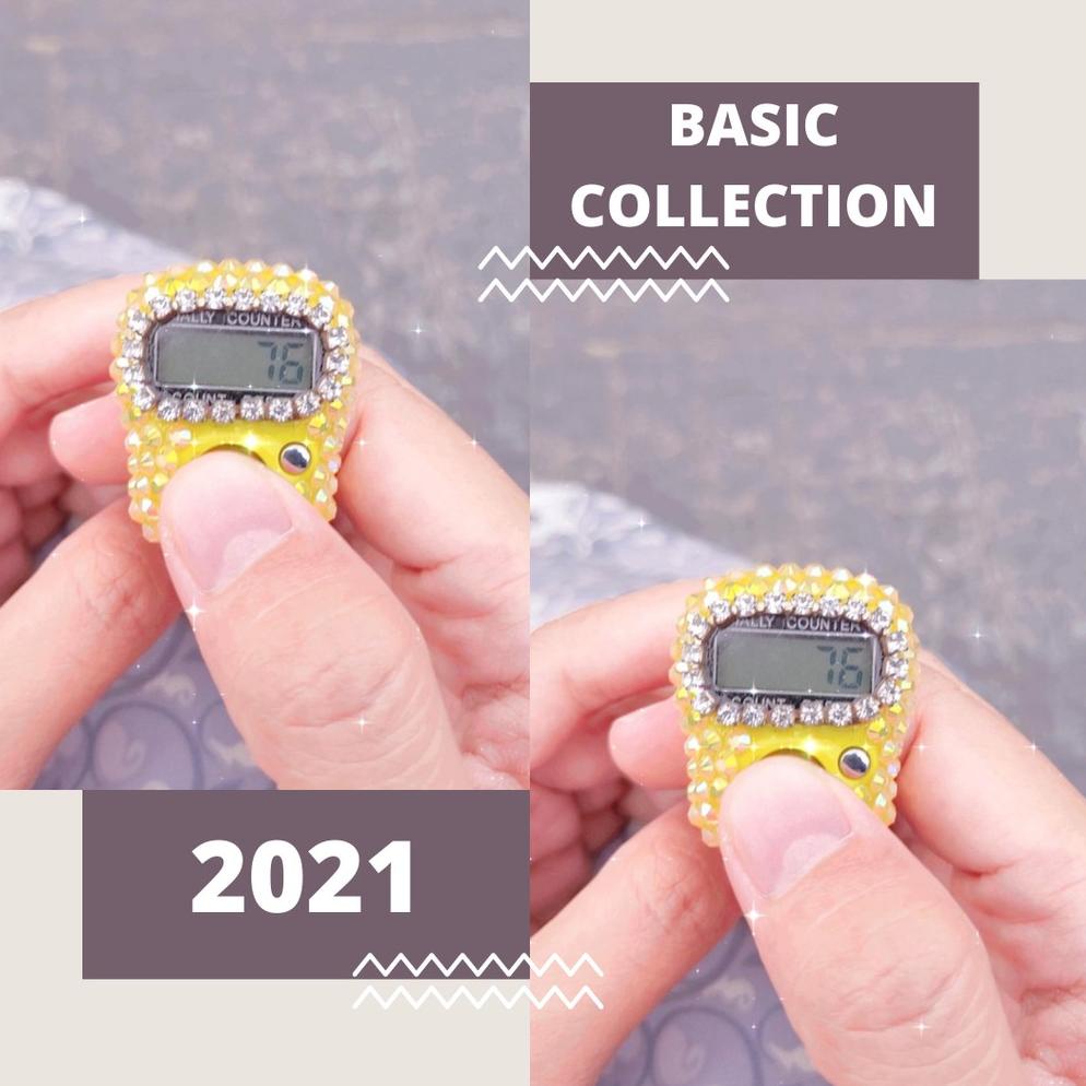 ㅉ Tasbih Digital Cantik Swarovski non LED Tali Mutiara Blink Hias Swaroski Swarovsky TERMURAH 3991 ❖