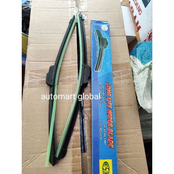 wiper pisang frame less 1pc merk ever star