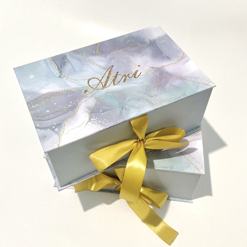 

Bridesmaid Package / Hardbox Bridesmaid / Attire Guide / Box Bridesmaid FREE CUSTOM, Uk 25x16x10