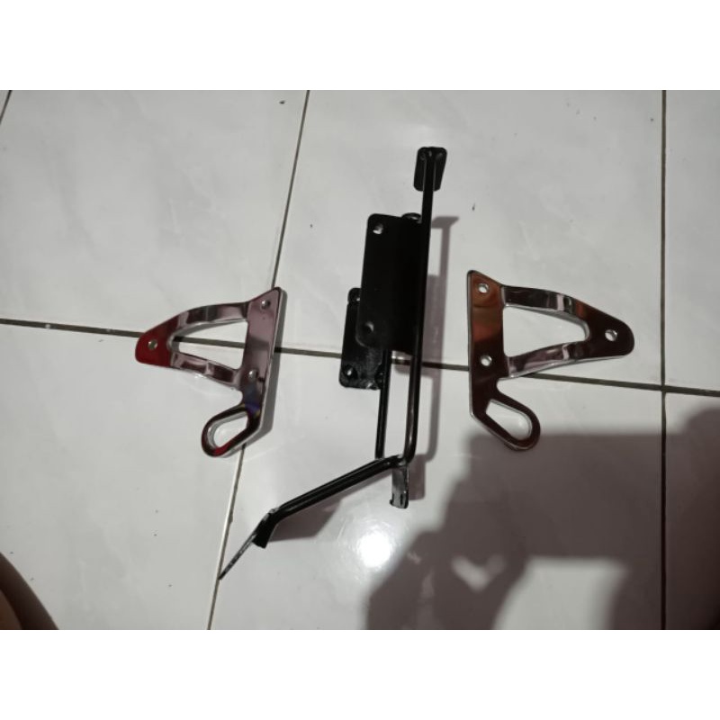 BREKET DUDUKAN LAMPU DEPAN RX KING SET KUPINGAN ORIGINAL THAILAND MODEL NINJA VICTOR THAILAND PNP SH
