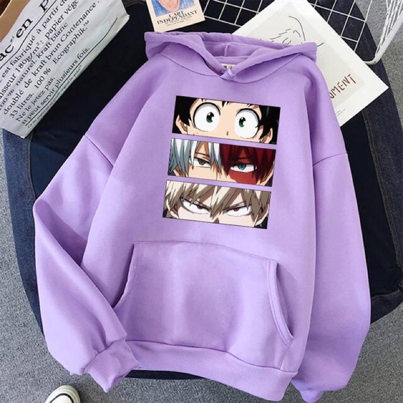 Sweater Hoodie Anak Laki-Laki Perempuan BOKU NOO HERO ACADEMIA | Jaket Anak Bahan Lembut (SABLON DTF)