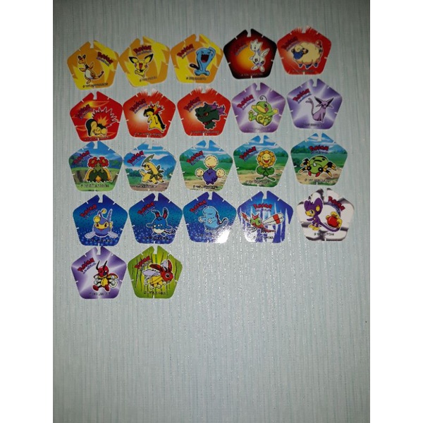 [TAKE ALL] Tazos Pentazo Pokemon 2001/ Tazos Jadul / Tazos Pokemon / Tazos Pikachu / Tazos Rare / Ta